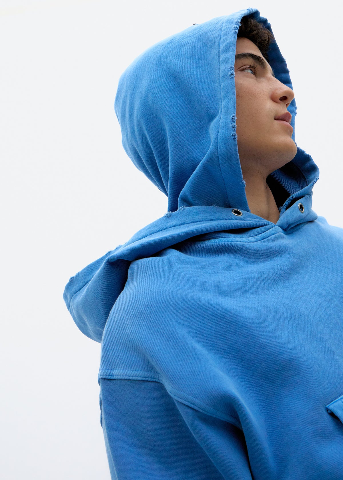 Sudadera de felpa con doble capucha 222