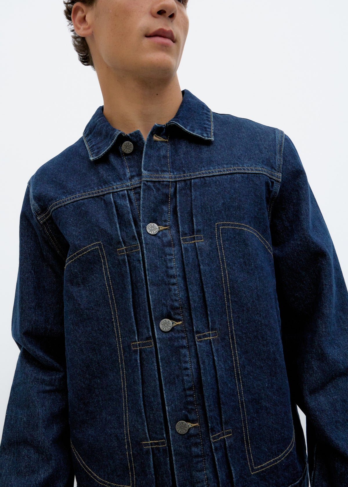 Chaqueta vaquera relaxed fit Patch