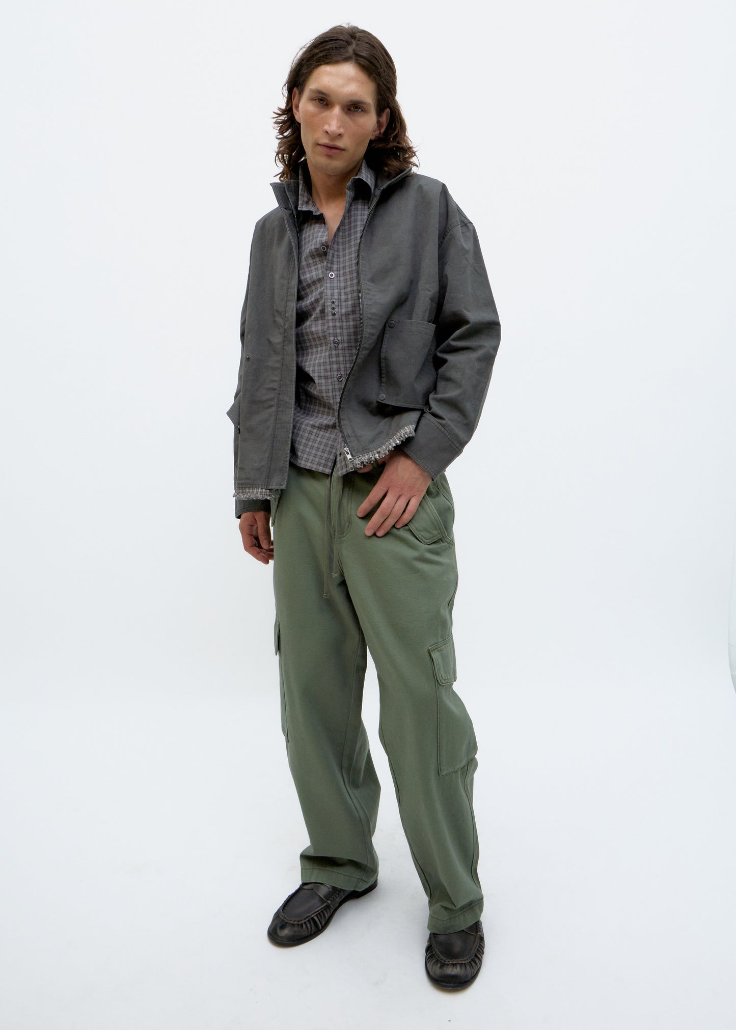 Gray Utility Jacket - Blazer