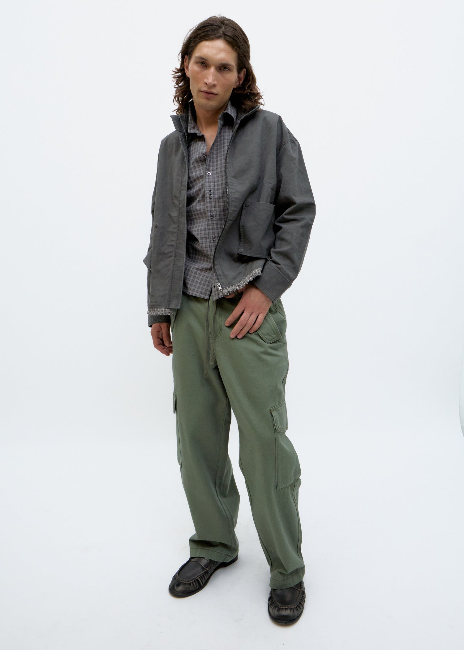 Chaqueta Utilitaria Gris - Blazer