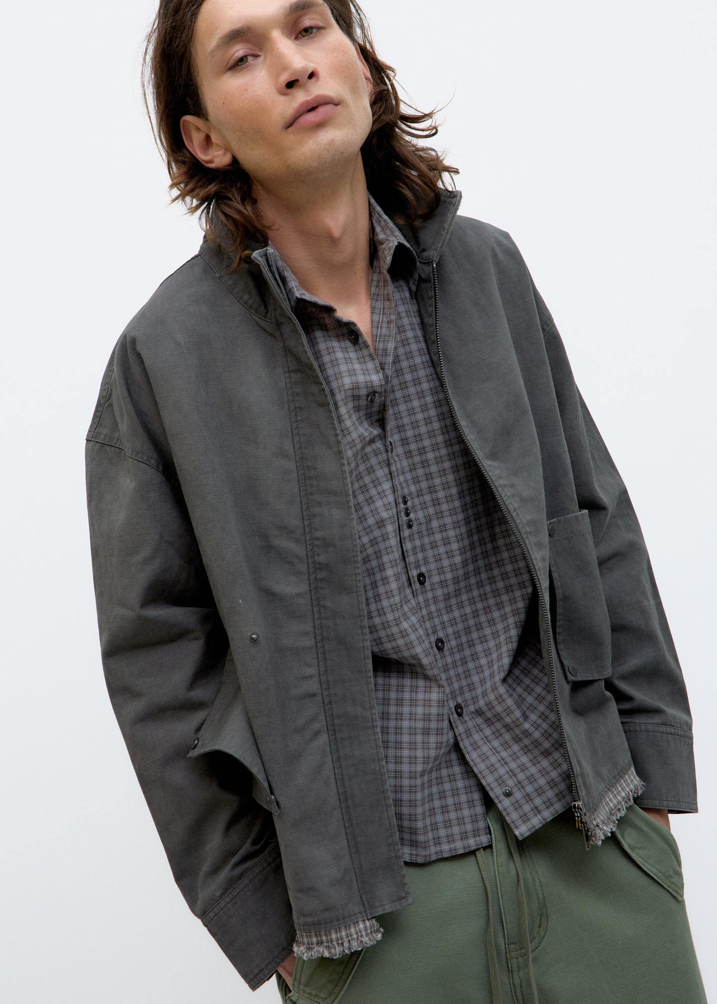 Gray Utility Jacket - Blazer