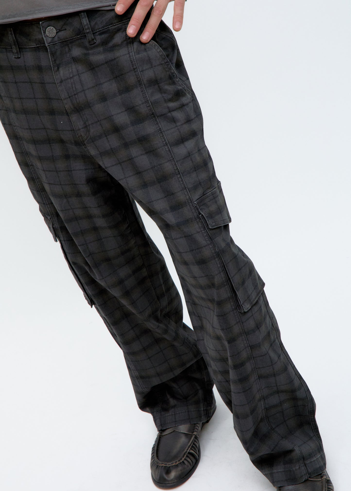 Pantalón Cargo de Cuadros - Nexus Print