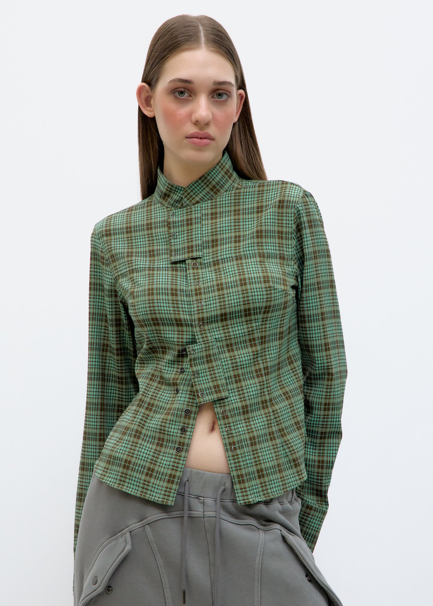 Blusa De Cuadros - Cure