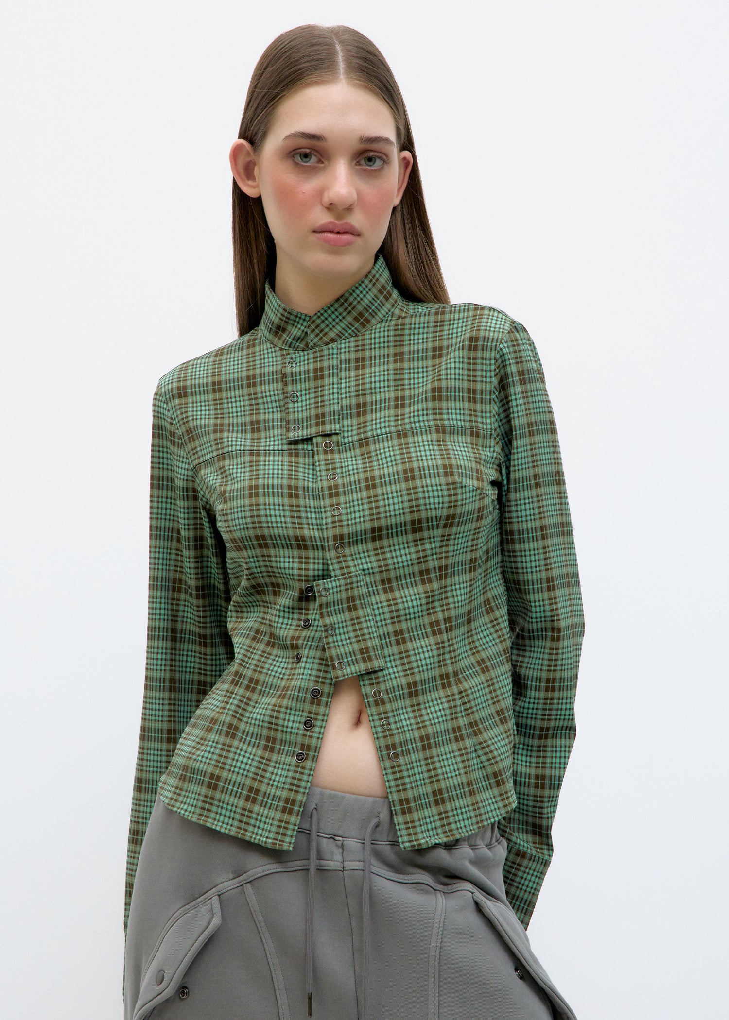 Plaid Blouse - Cure