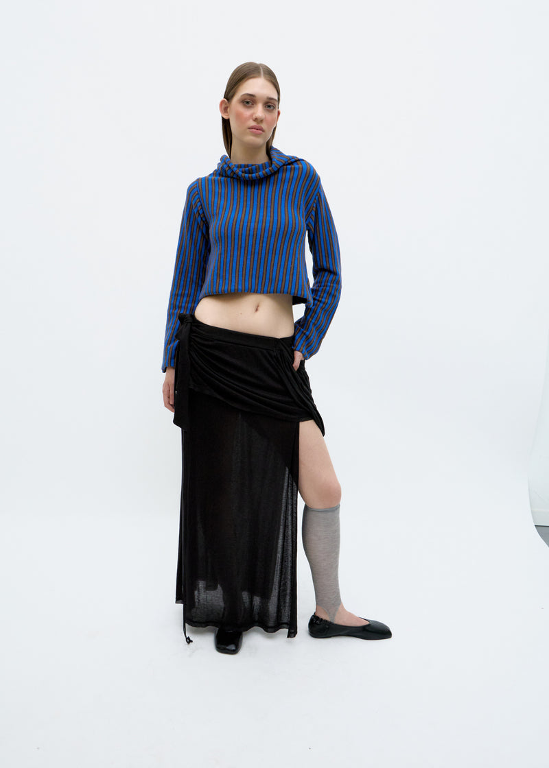 Black Midi Skirt - Bronte