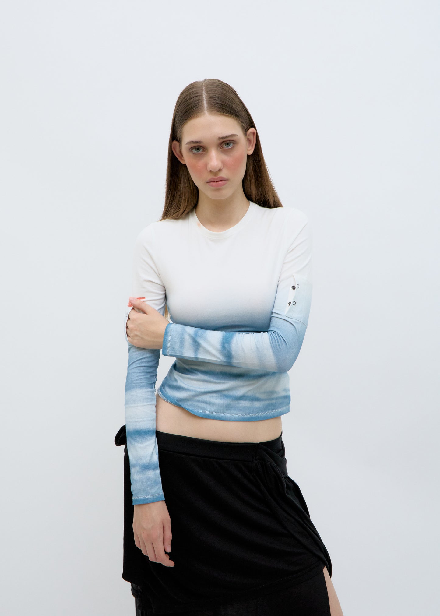 Degraded Long Sleeve T-Shirt - Khalo