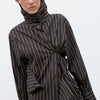 Camisa Oversize De Rayas Con bolsillos - Kiro