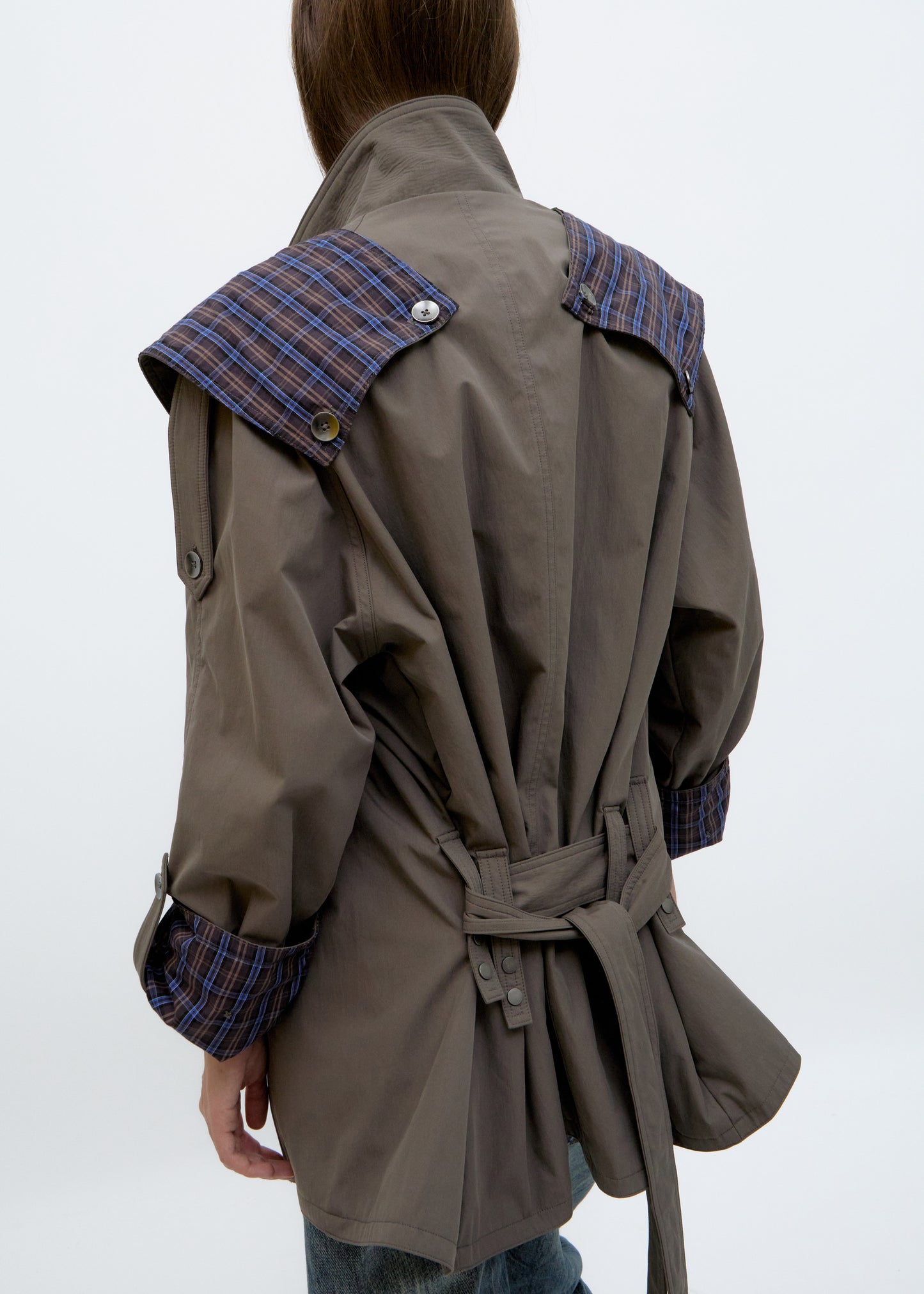Chaqueta Trench Con Cuello Desmontable - Welli