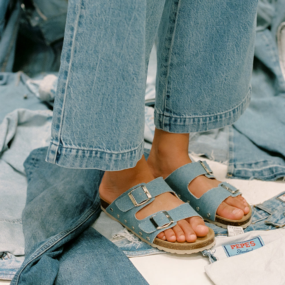 Earth by Ulanka Milan - Bio denim sandals