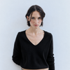 Jersey de punto con cuello en V Fae