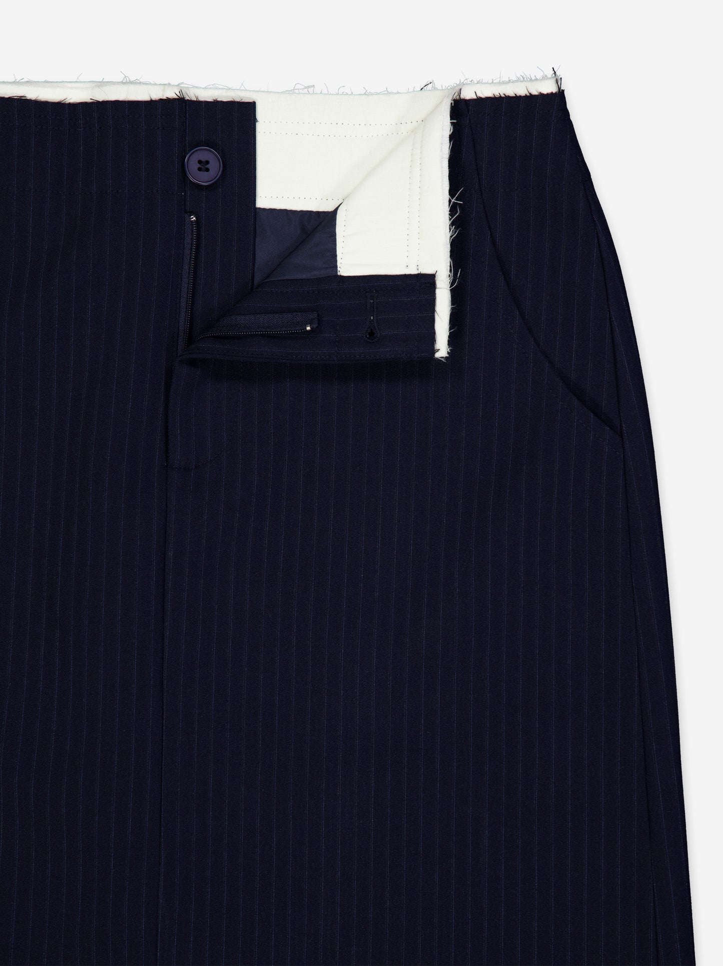 Pinstripe midi skirt - ULK Eira