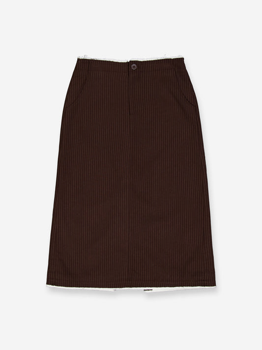 Pinstripe midi skirt - Eira