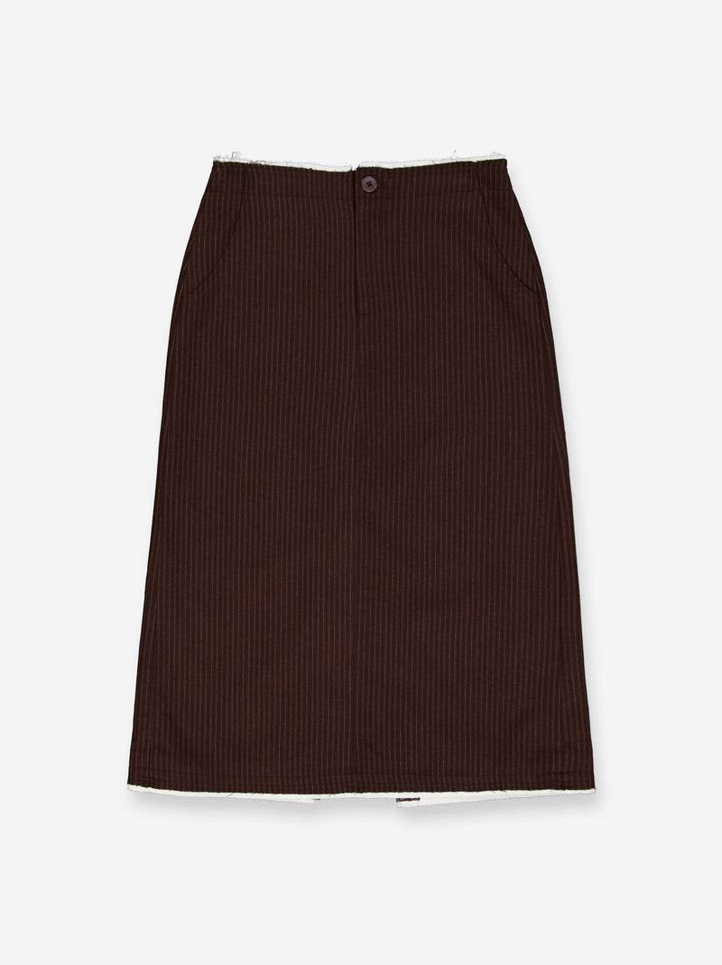 Falda midi raya diplomática - Eira