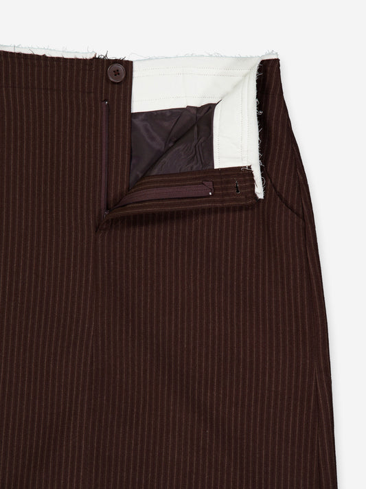Pinstripe midi skirt - Eira