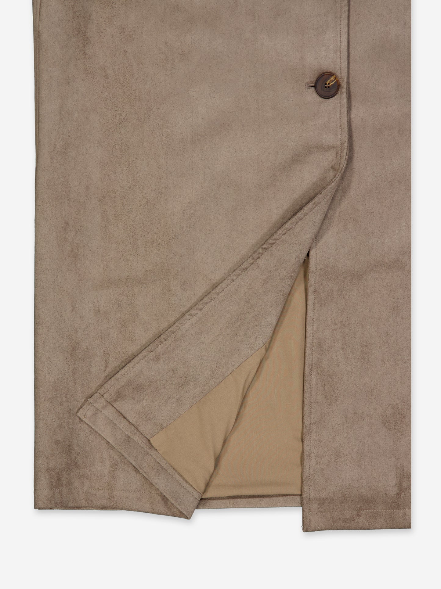 Gabardina Larga de Ante