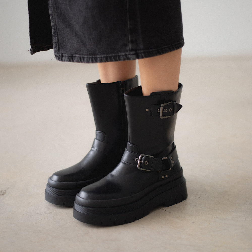 Gang by Ulanka Corine - Flat biker boot