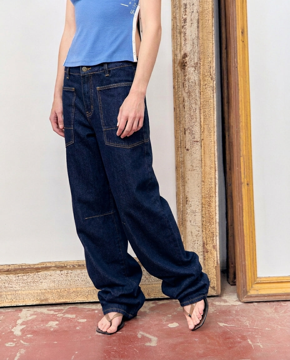 Jeans balloon tiro medio - ULK Nahla