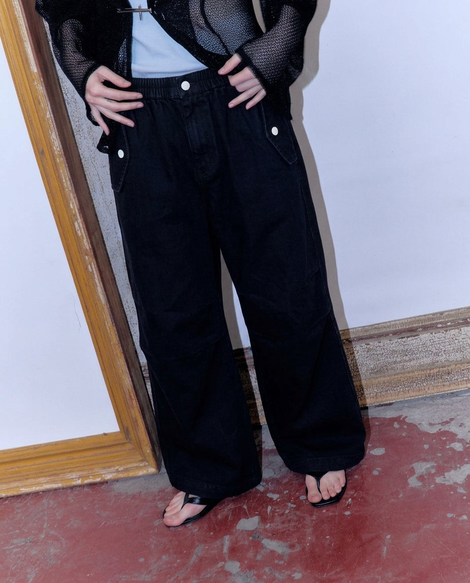 Pantalones baggy - Water
