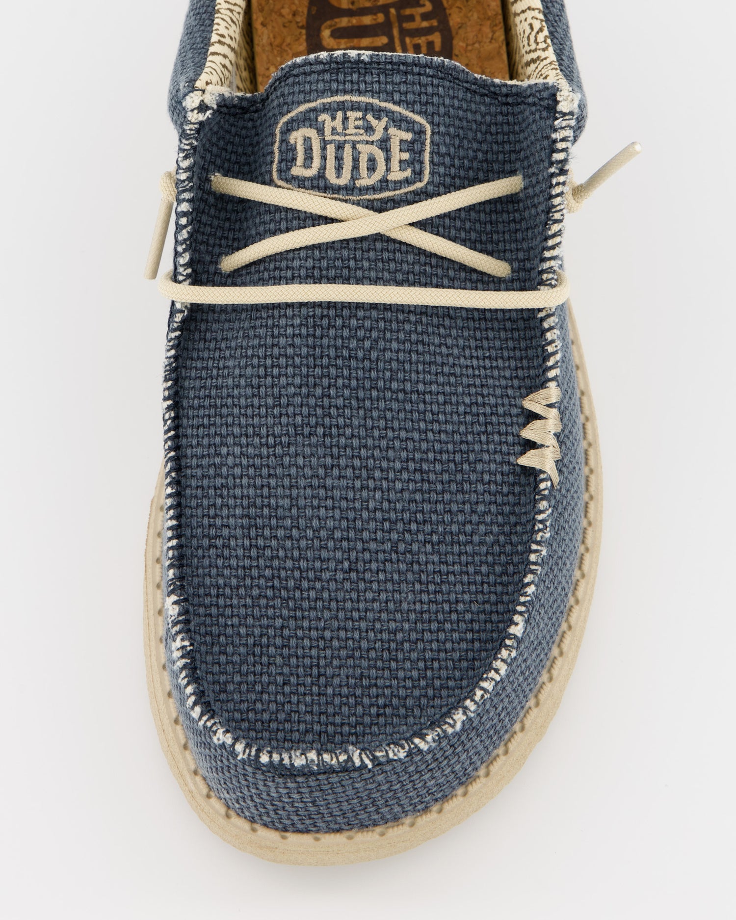 Mocasín Canvas Hey Dude Azul