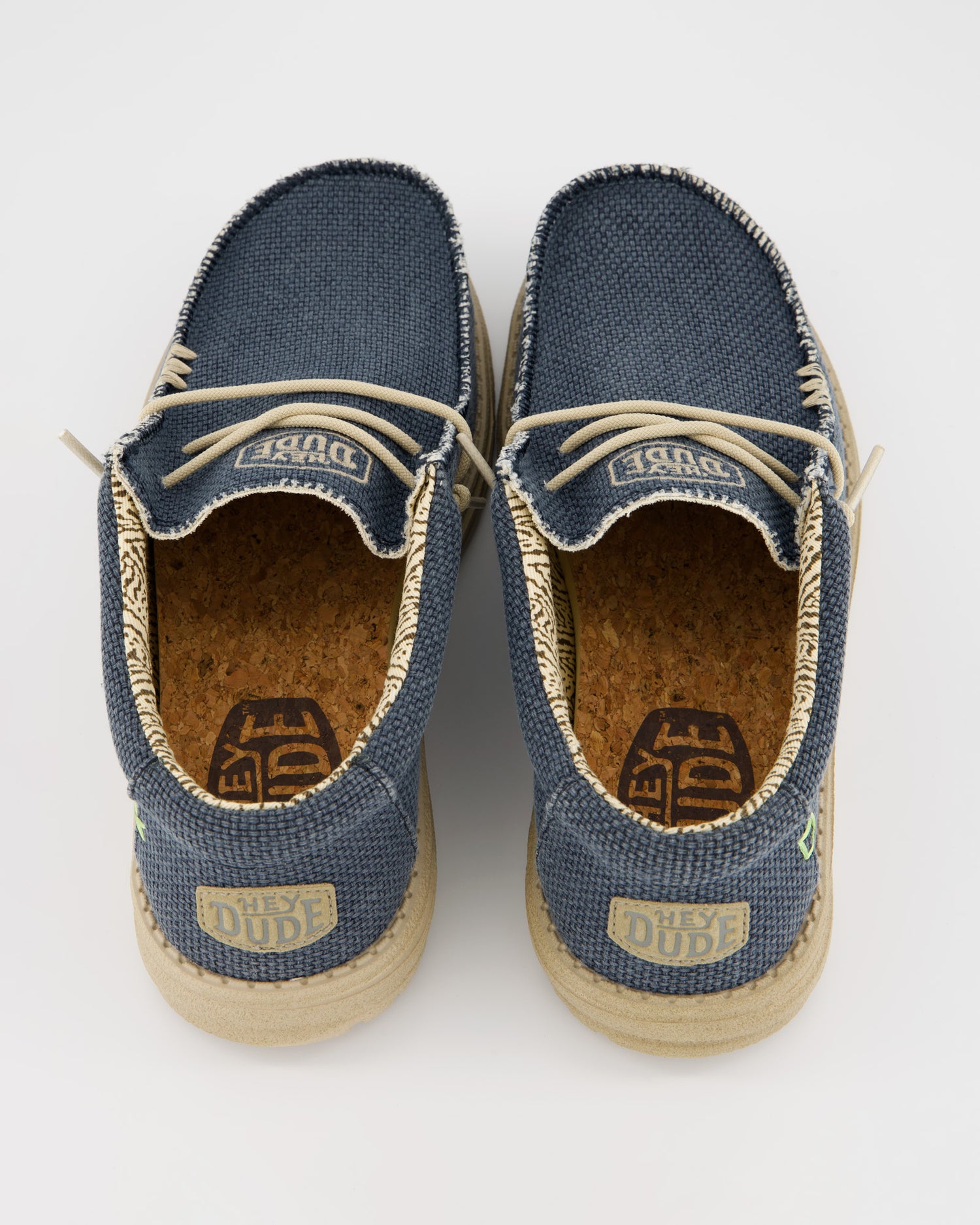 Mocasín Canvas Hey Dude Azul