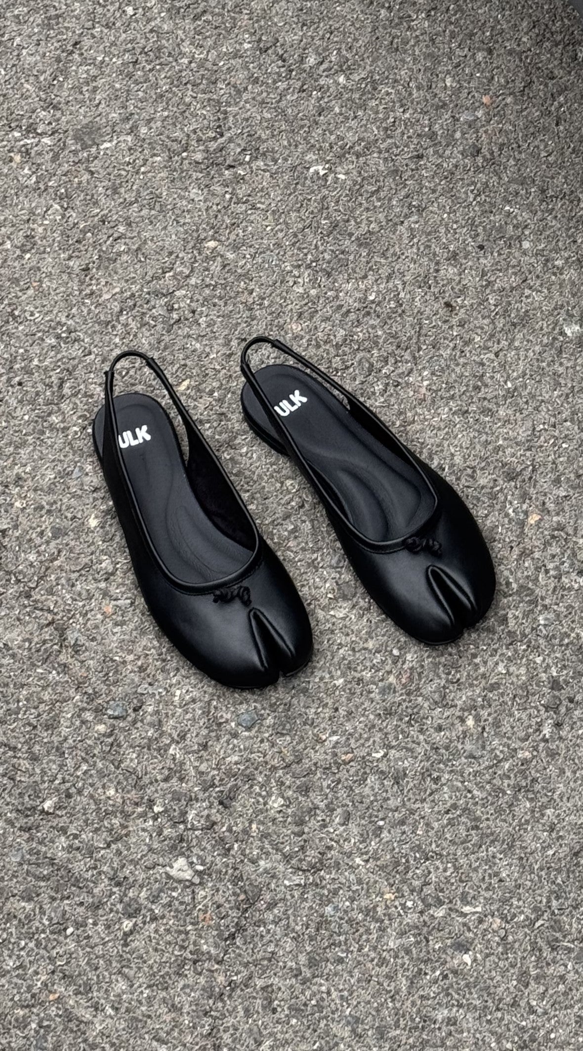 Bailarinas tabi destalonadas de piel - Kale