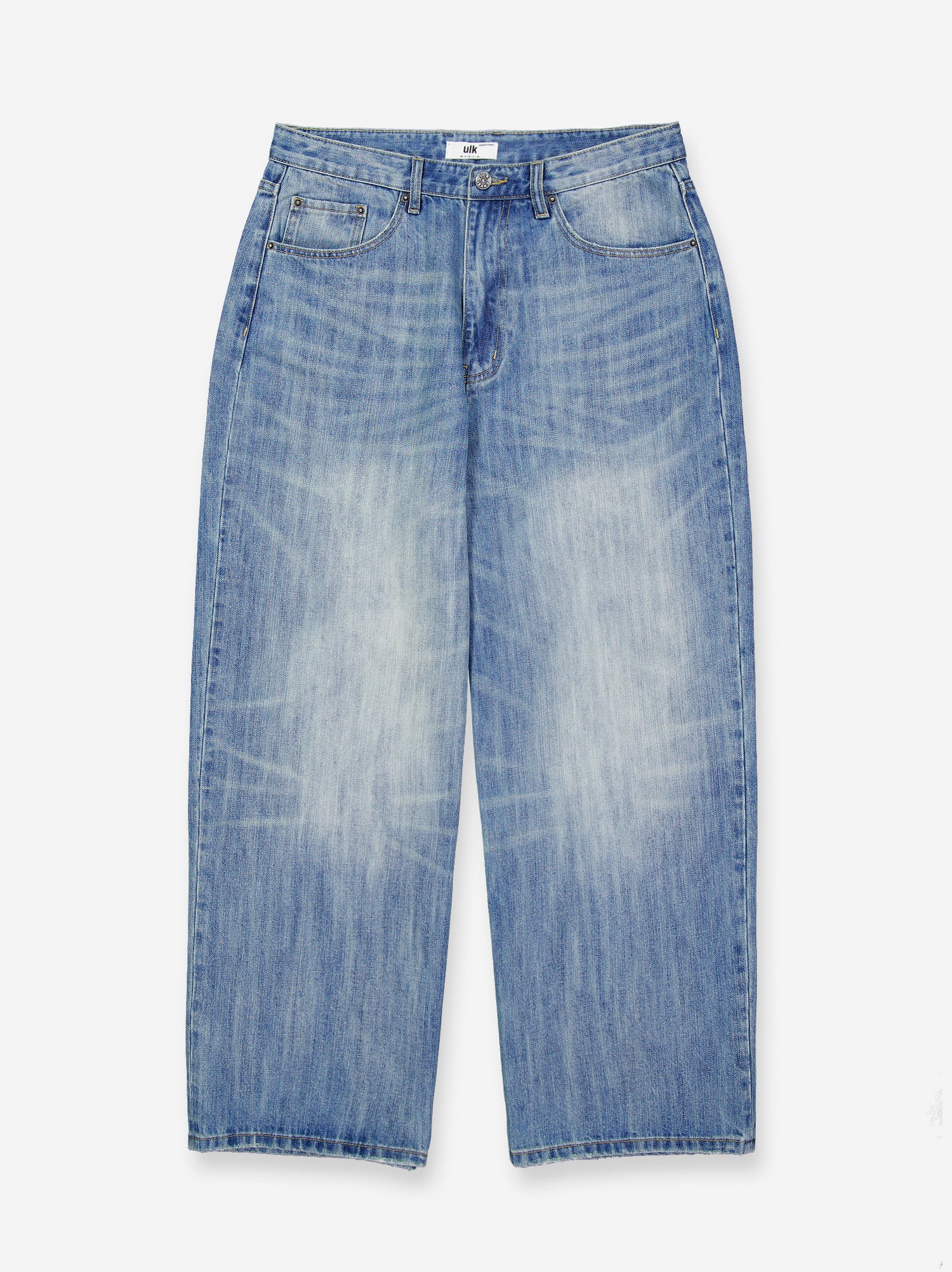 Jeans baggy efecto desgastado Bagy