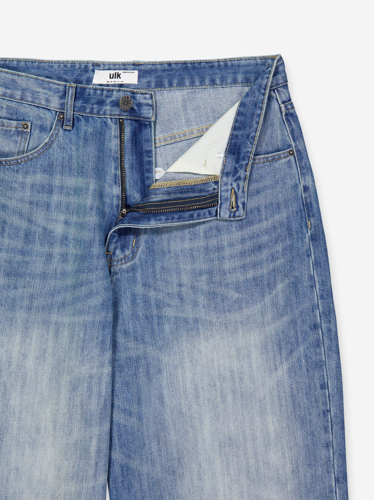 Jeans baggy efecto desgastado Bagy