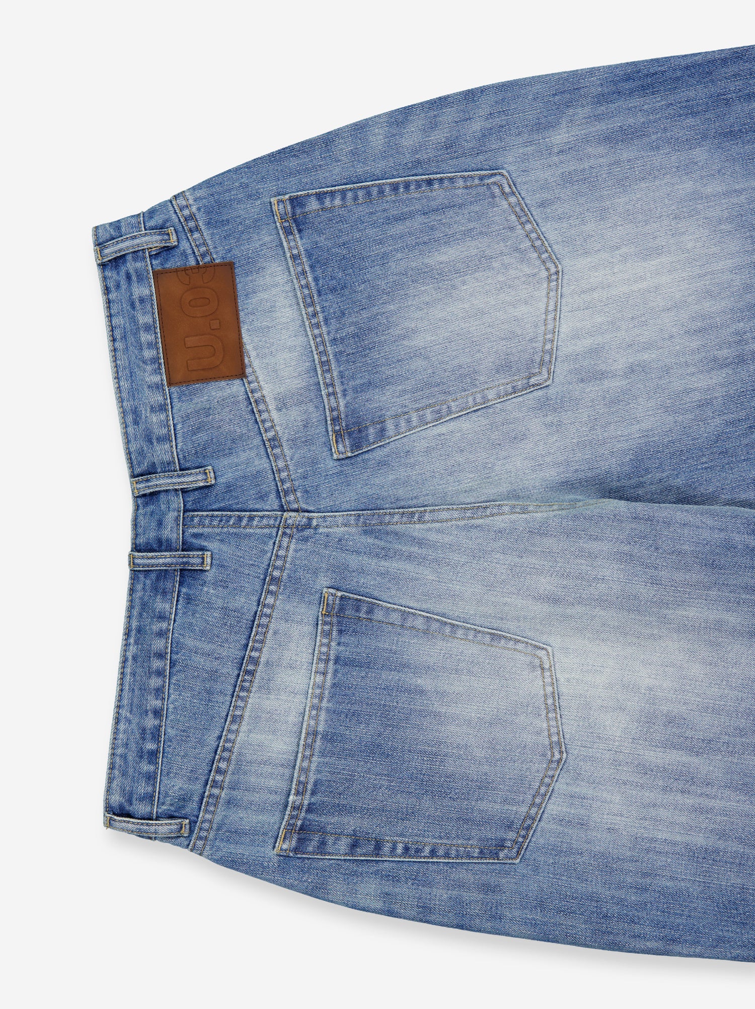 Jeans baggy efecto desgastado Bagy