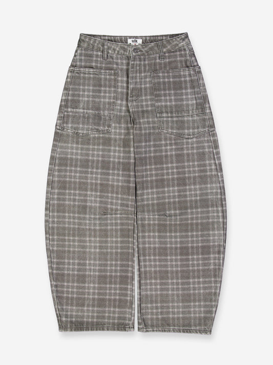 Tartan balloon jeans - Nahla