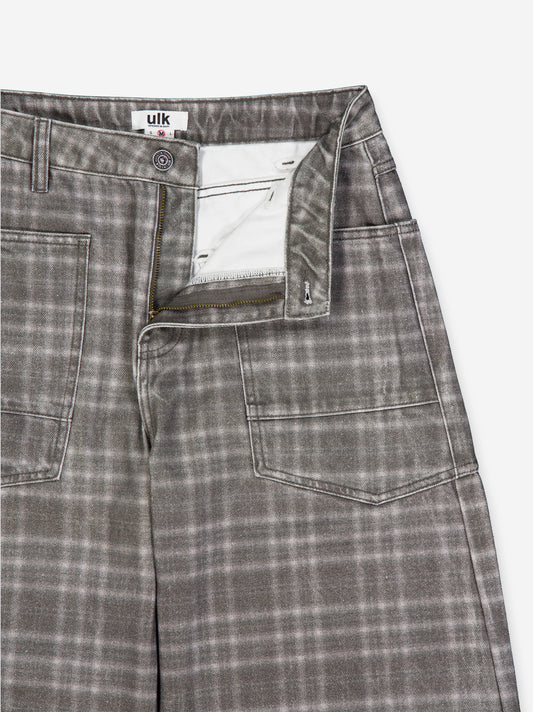 Tartan balloon jeans - Nahla