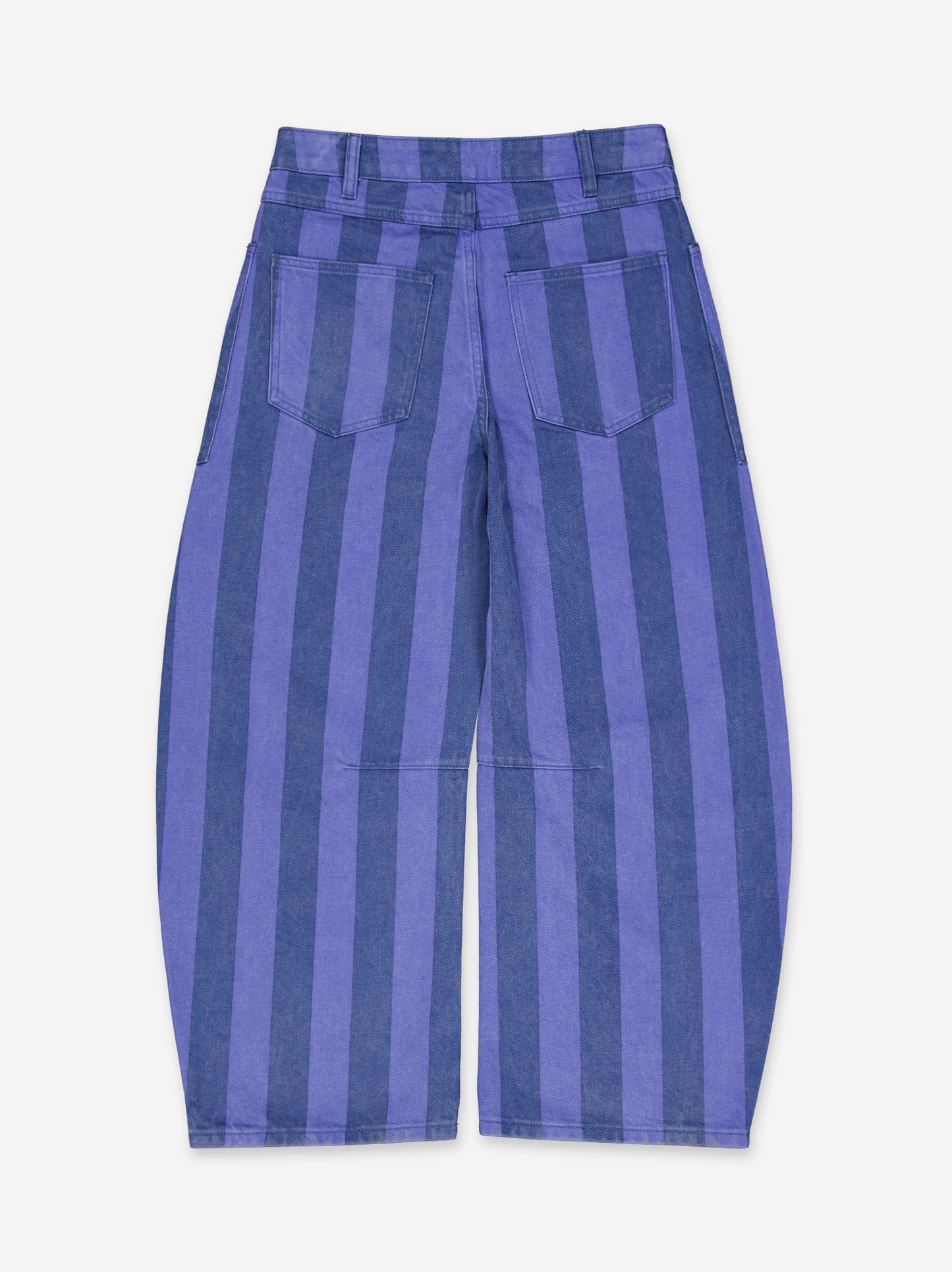 Jeans balloon a rayas tiro medio - ULK Nahla