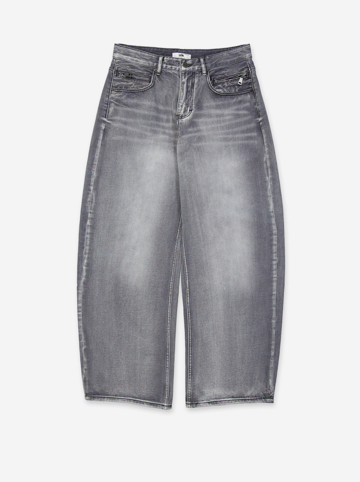 Jeans wide leg gris - Camo