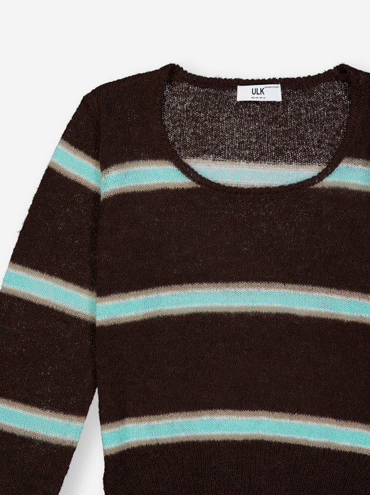 Striped Knit Jumper - Wally
