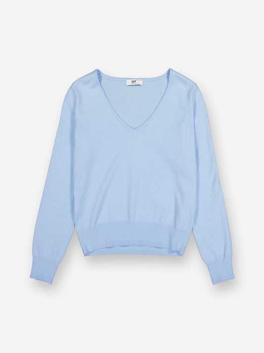 V-neck knit sweater - Fae
