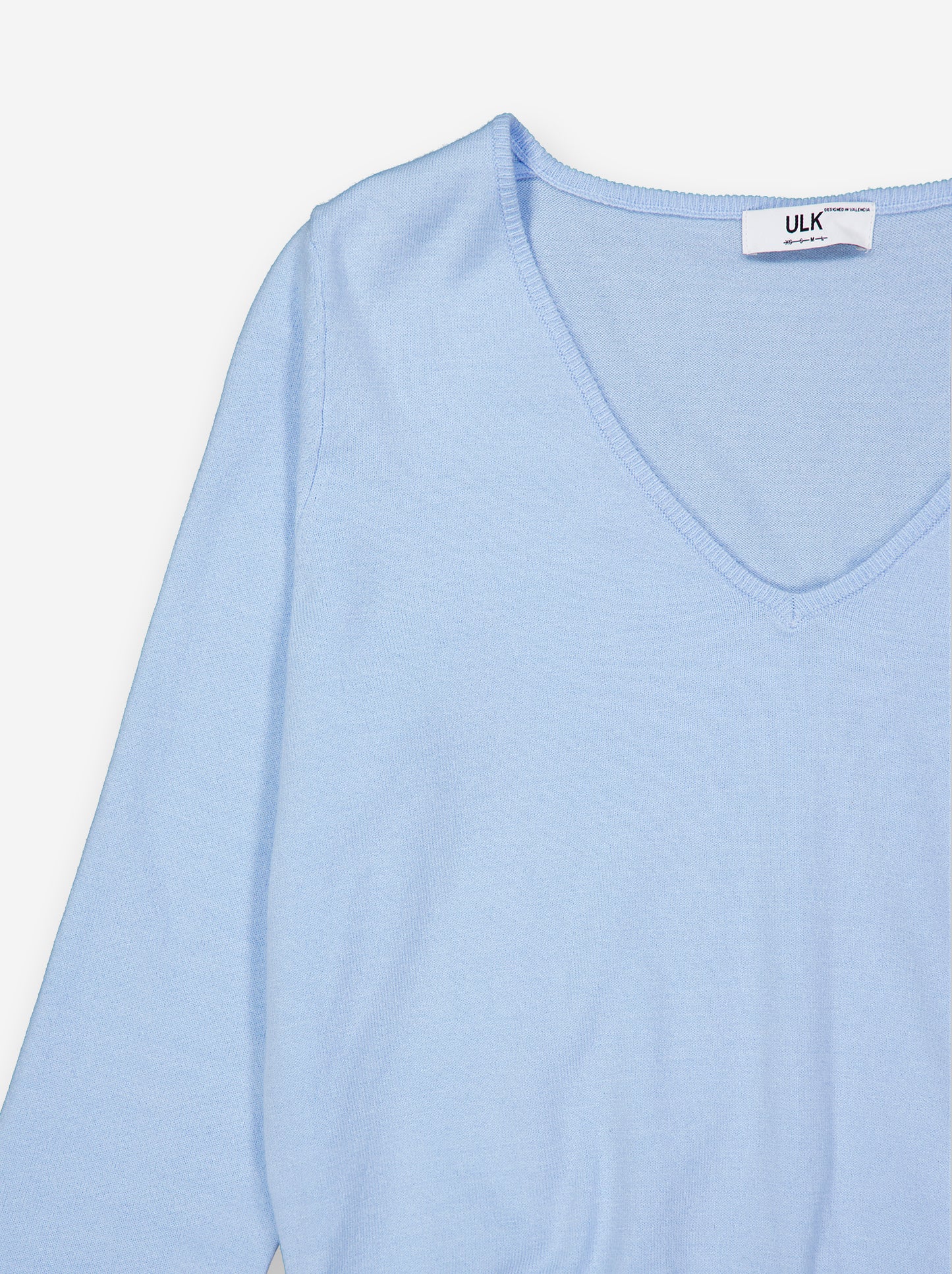 Jersey de punto con cuello en V - Fae