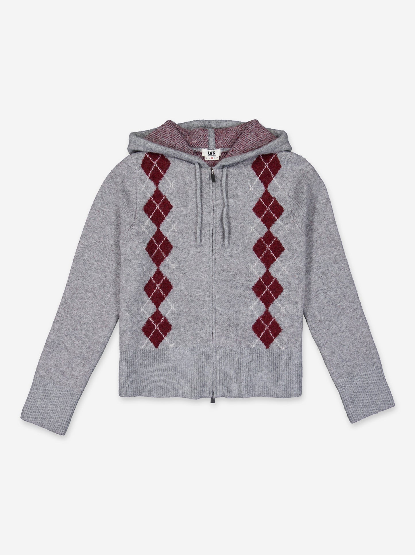 Zip-up knit sweater - ULK Alice