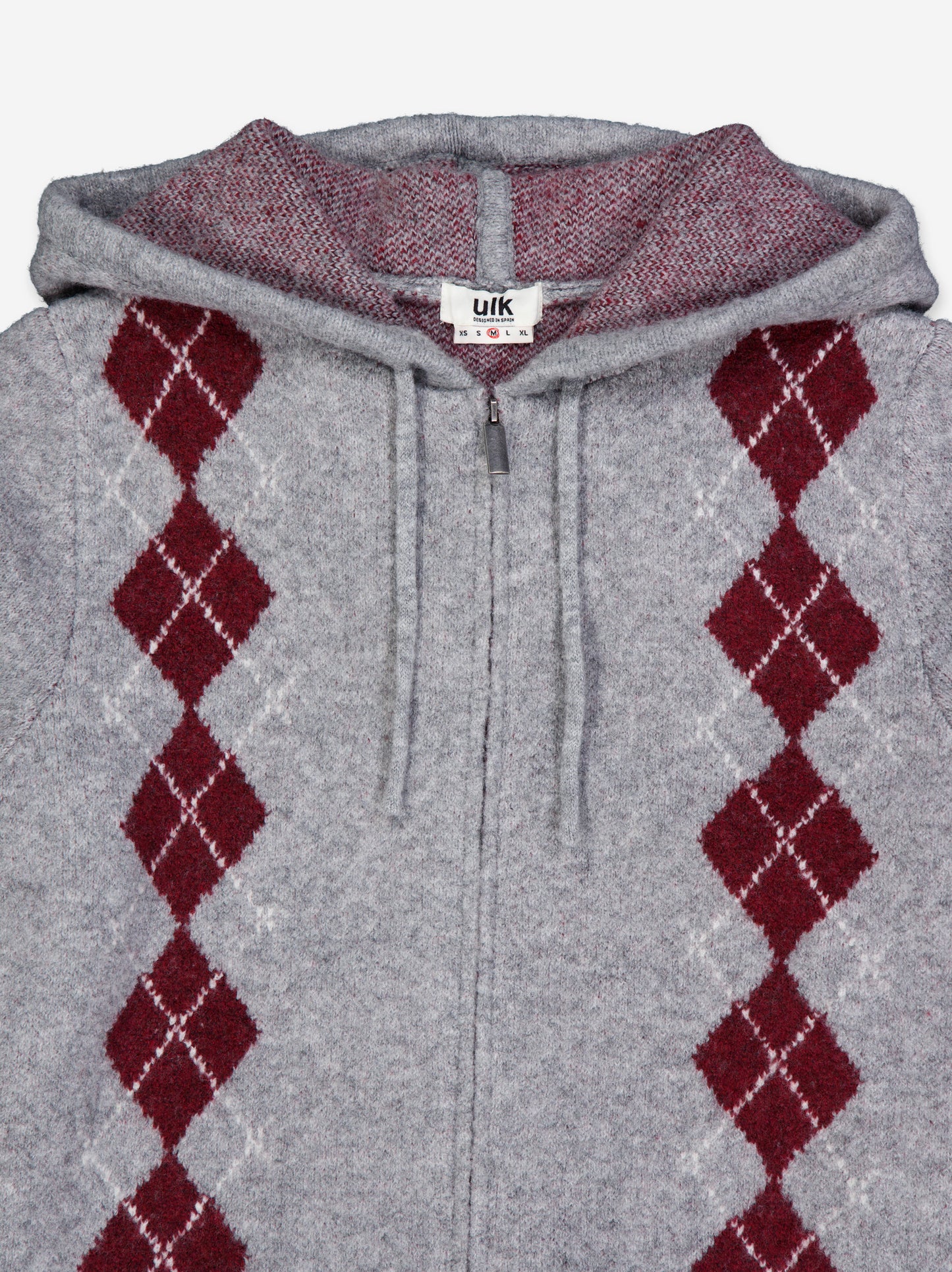 Zip-up knit sweater - ULK Alice