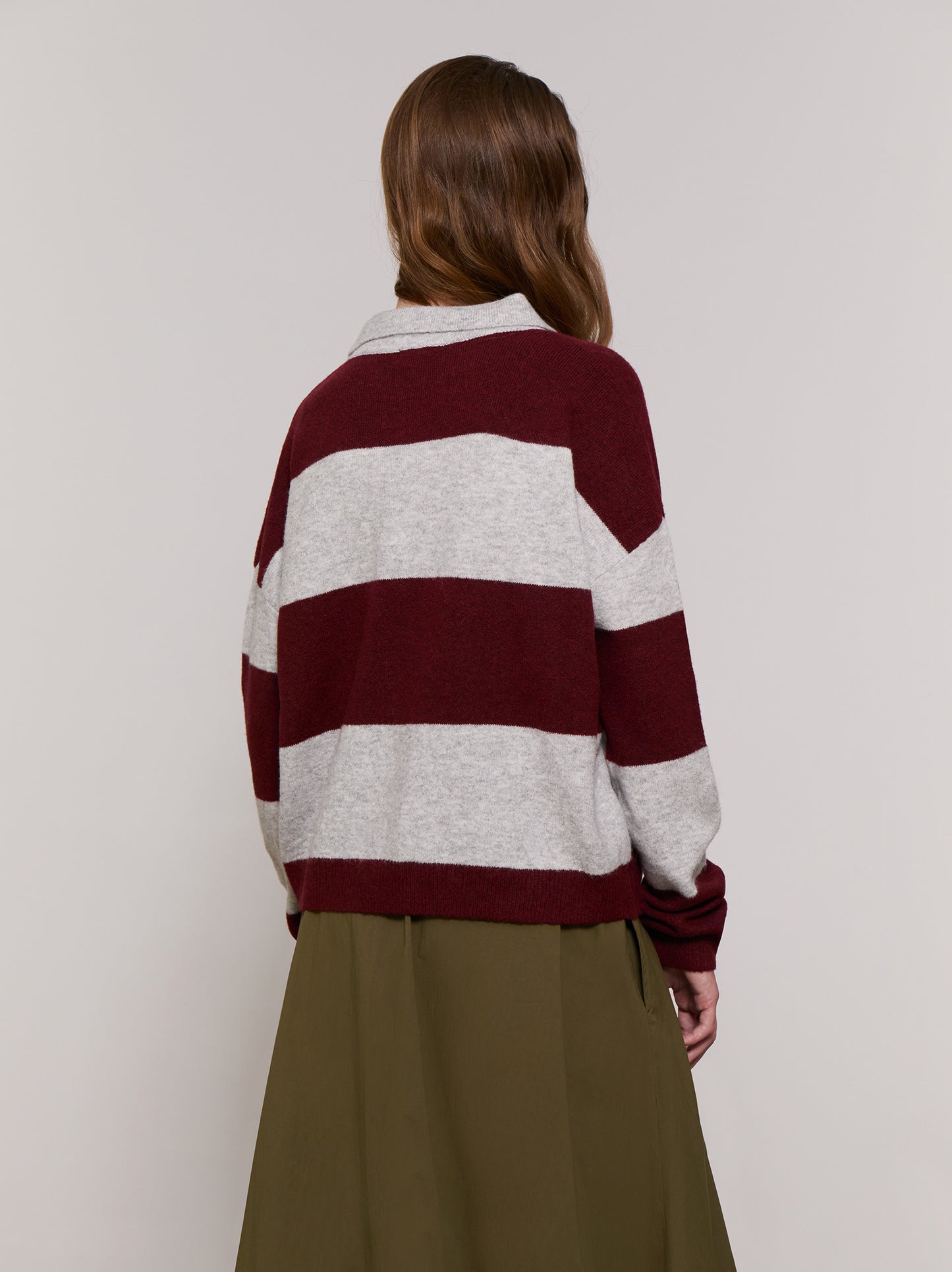 Polo neck knit sweater - ULK Cara