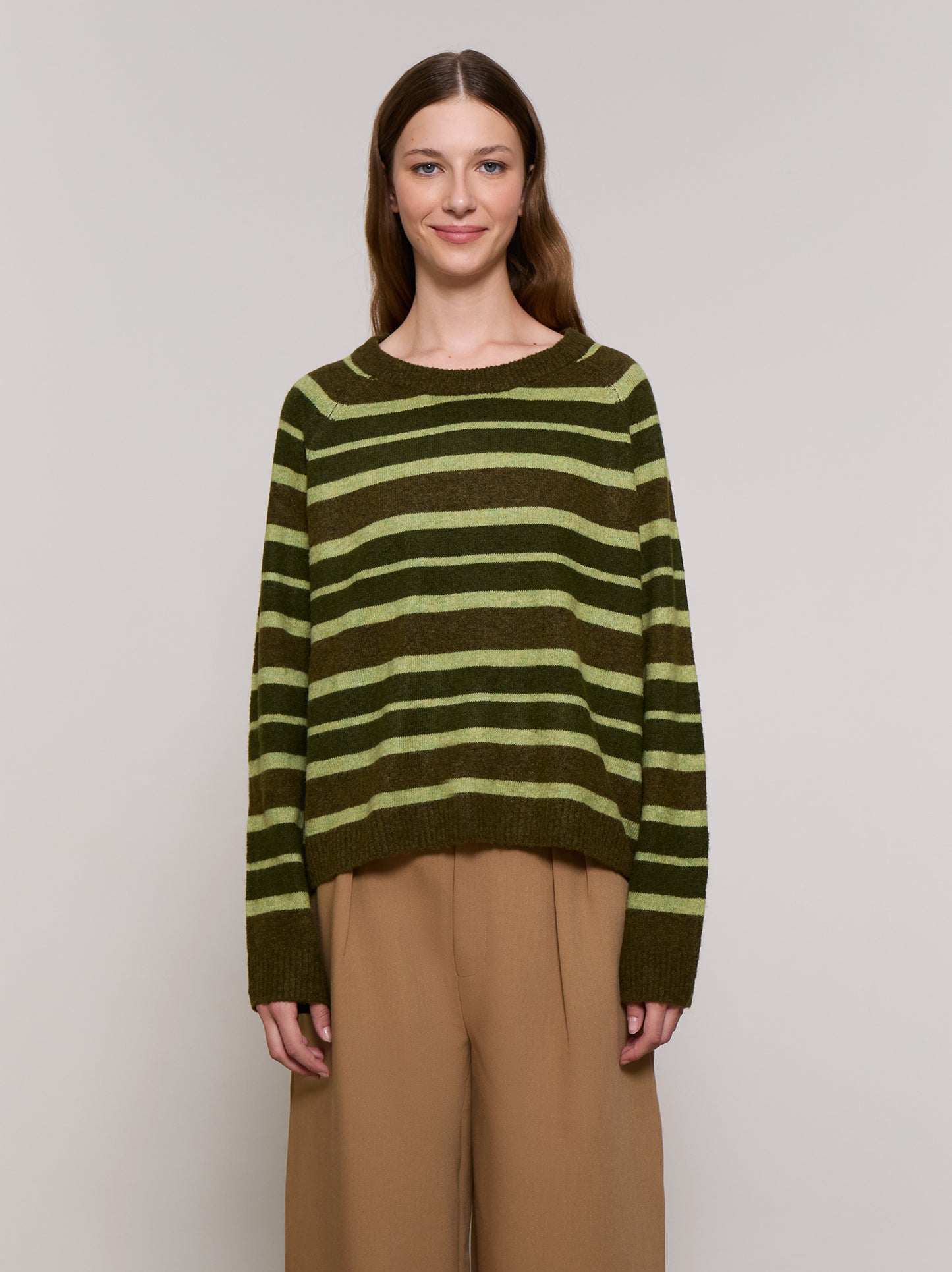 Loose fit striped sweater - ULK Fiona