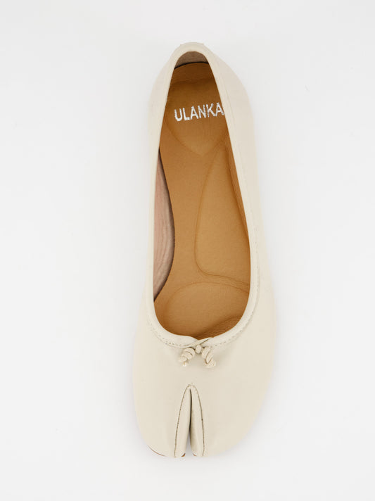 Leather tabi ballerinas - Karva