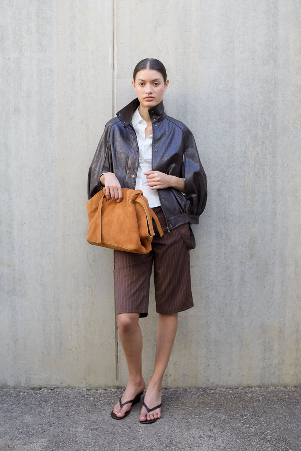 Chaleco sin mangas efecto piel - Noora