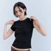 Camiseta negra de manga corta - Limo