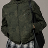 Chaqueta cachemira utilitaria con ajustes de hebilla - Luz