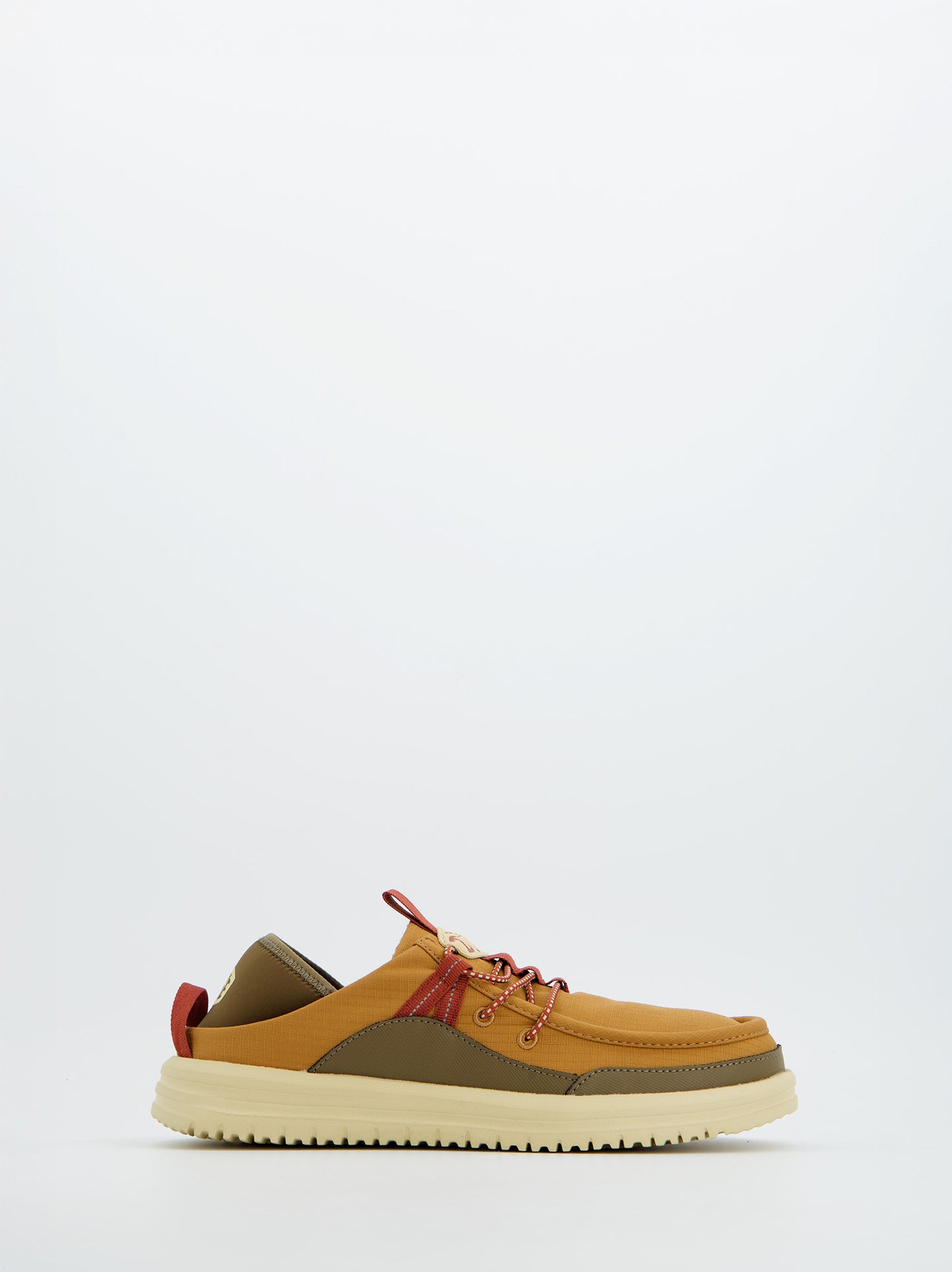 Mocasines Estilo Náutico Hey Dude Mostaza