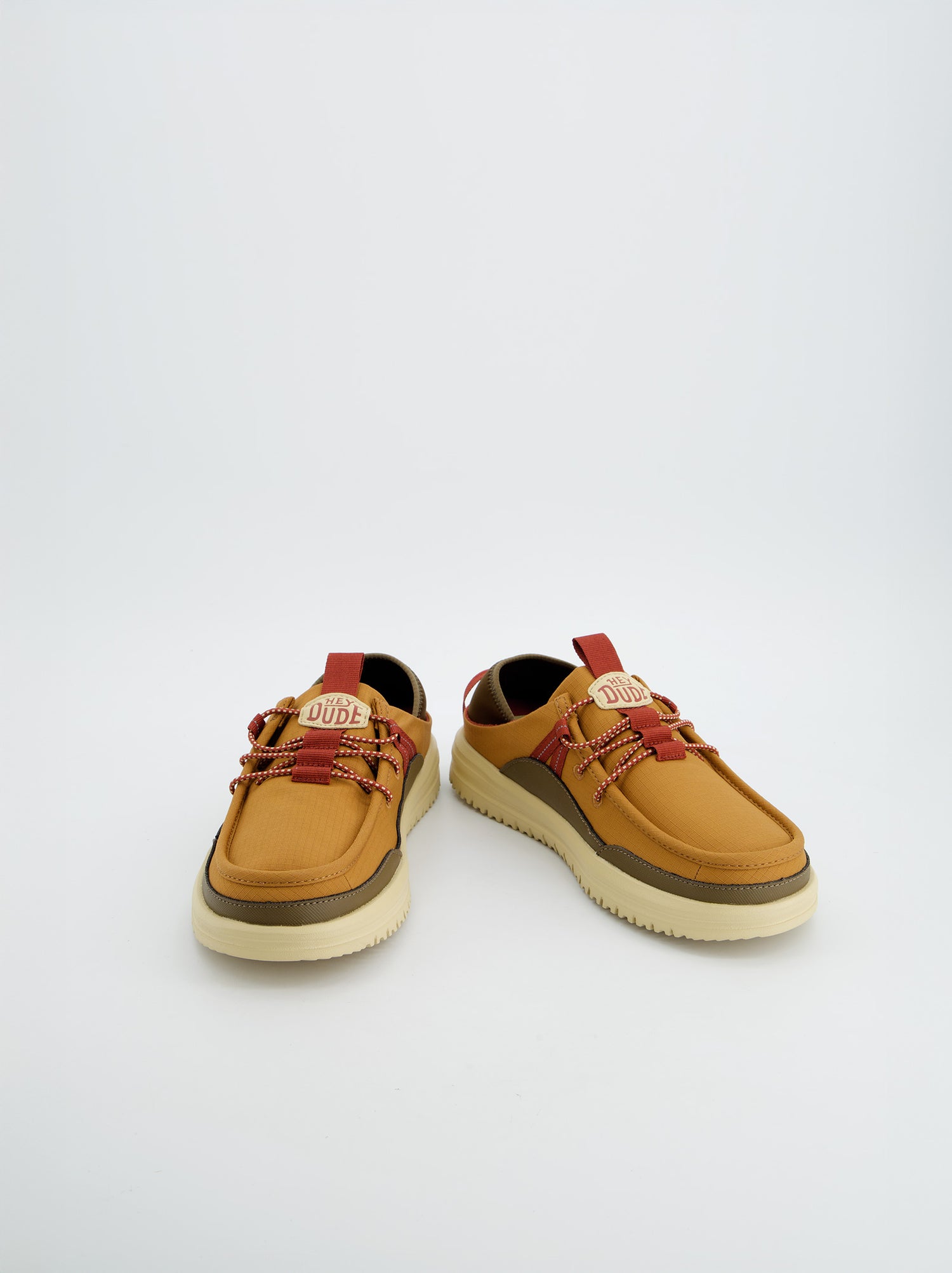 Mocasines Estilo Náutico Hey Dude Mostaza
