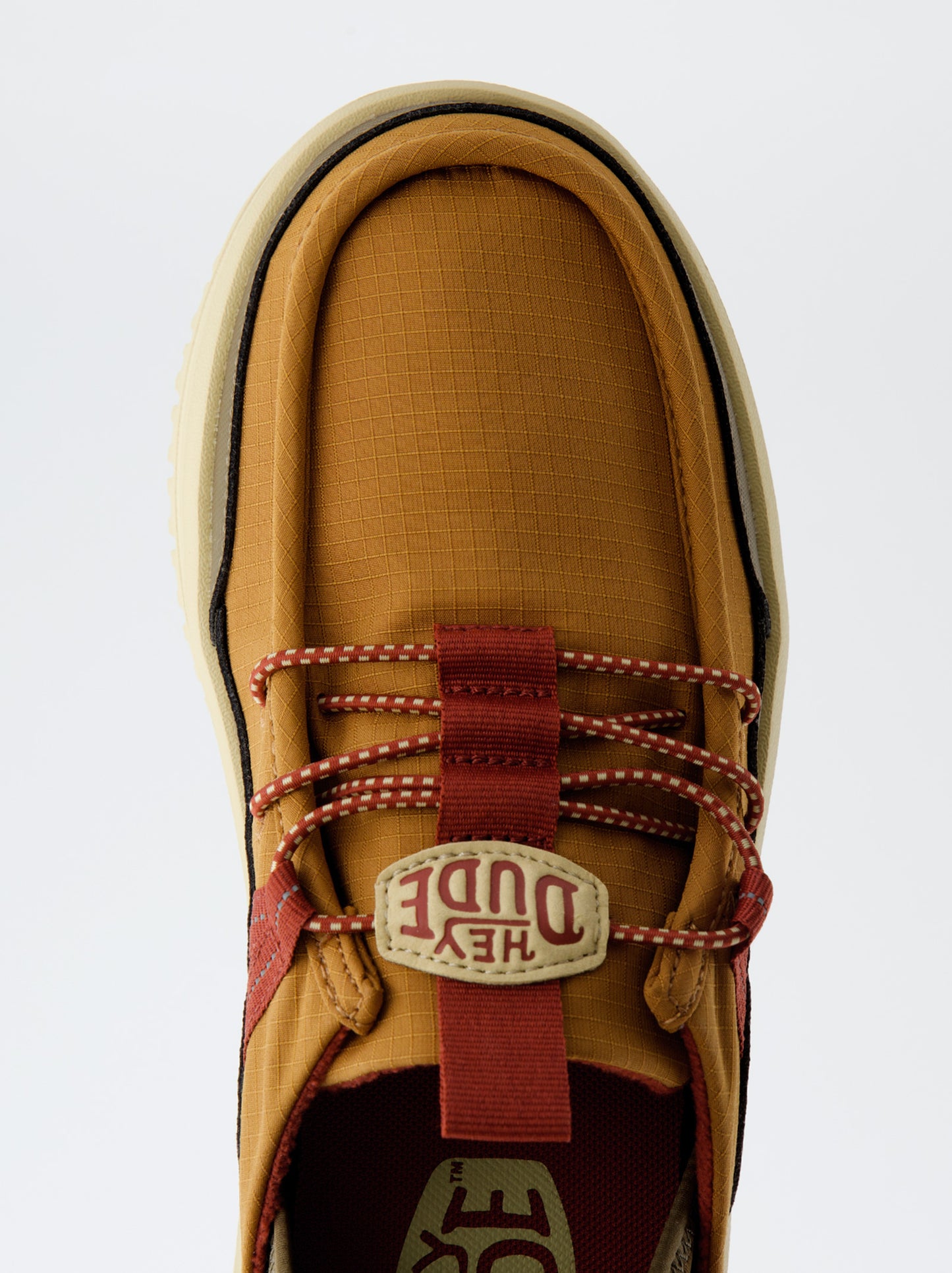 Mocasines Estilo Náutico Hey Dude Mostaza