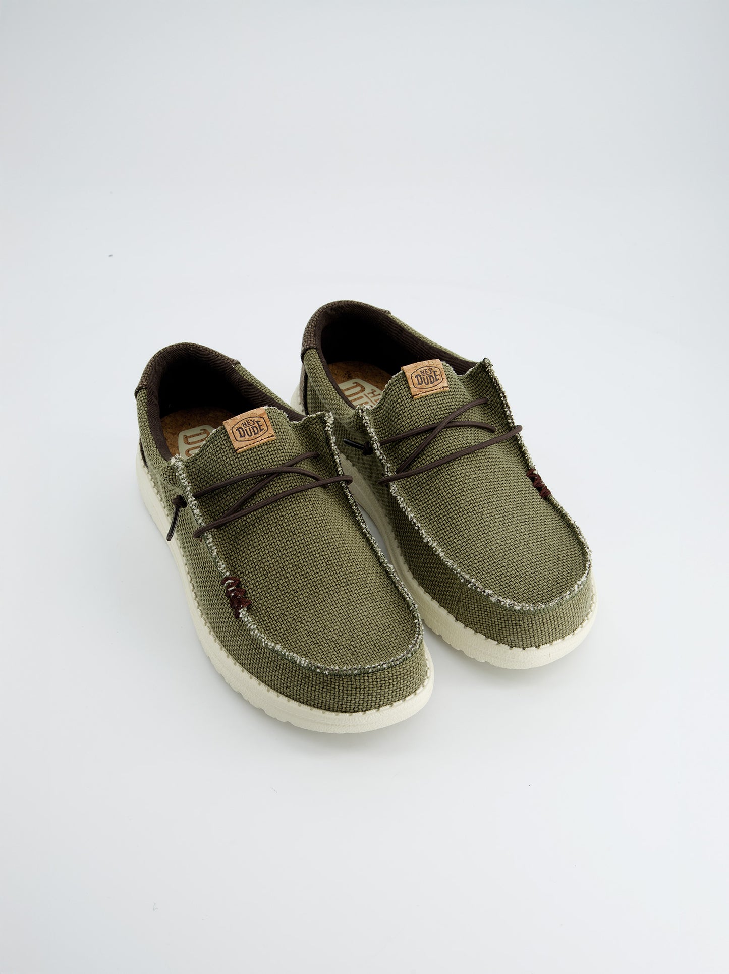 Mocasines Estilo Náutico Hey Dude Verde