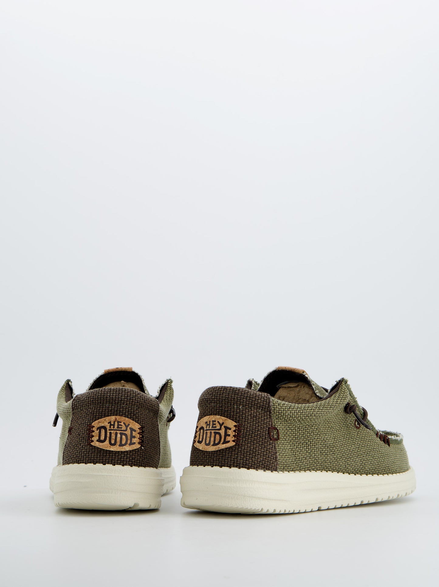Mocasines Estilo Náutico Hey Dude Verde
