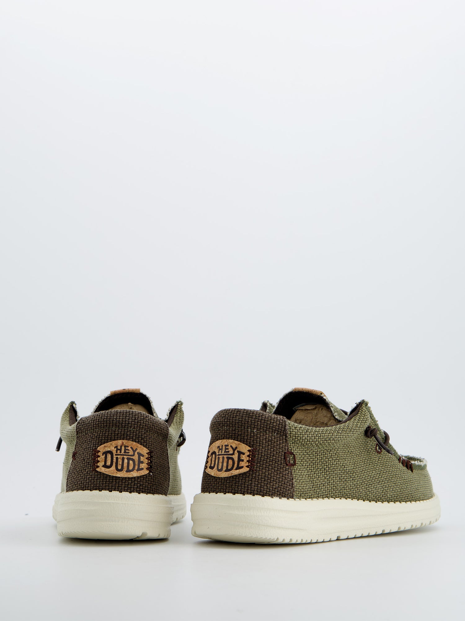 Mocasines Estilo Náutico Hey Dude Verde