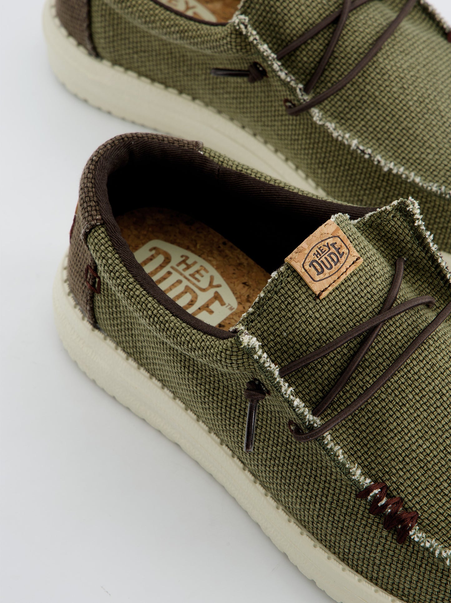 Mocasines Estilo Náutico Hey Dude Verde
